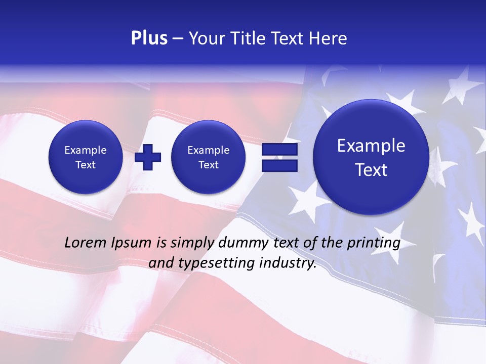 Celebration Stars Union PowerPoint Template