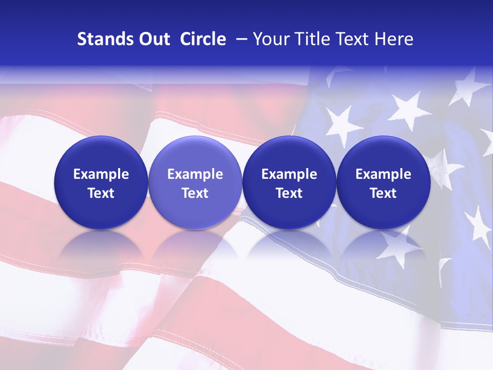 Celebration Stars Union PowerPoint Template