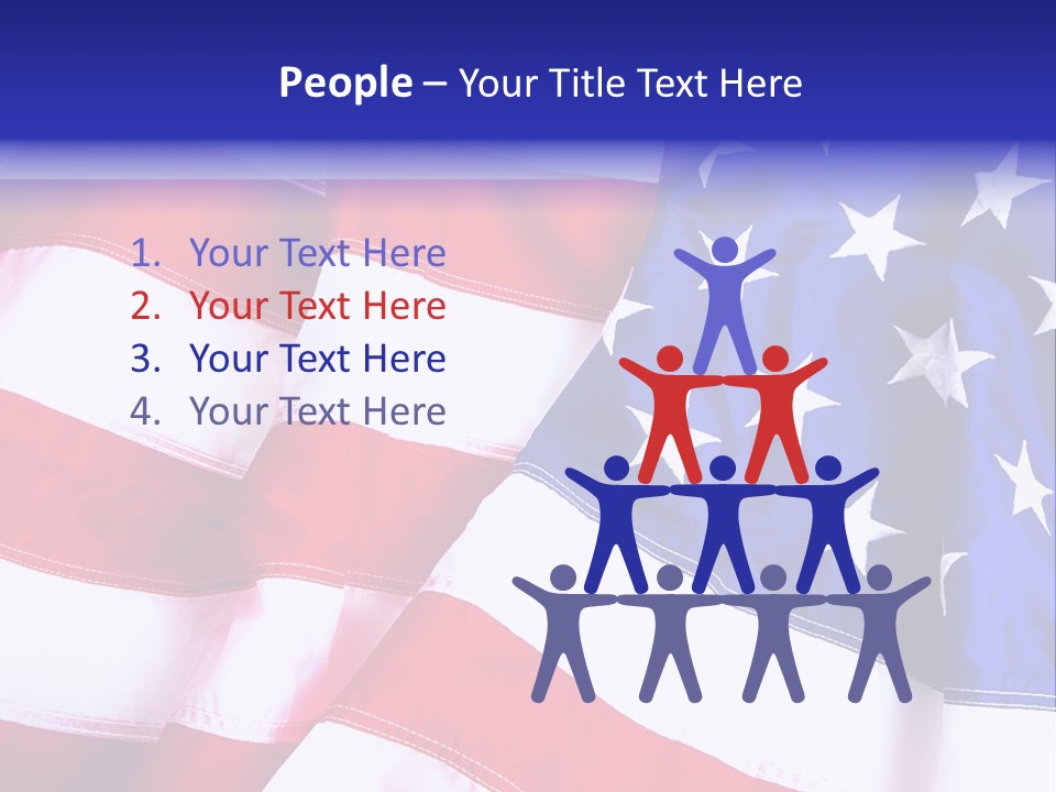 Celebration Stars Union PowerPoint Template