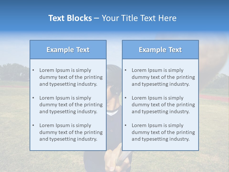 Life Ball Leisure PowerPoint Template