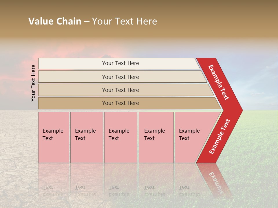 Cloudscape Concept Desertization PowerPoint Template