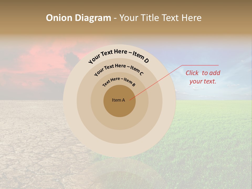 Cloudscape Concept Desertization PowerPoint Template