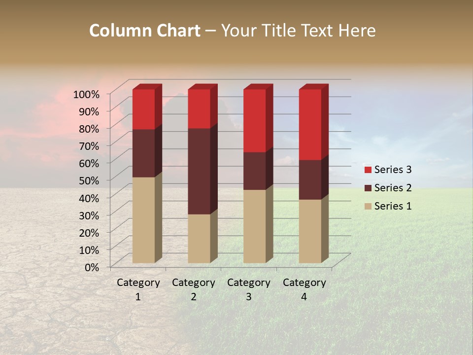 Cloudscape Concept Desertization PowerPoint Template