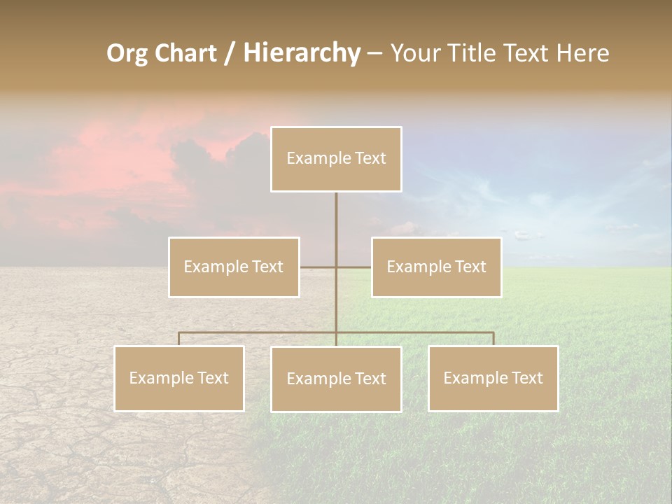 Cloudscape Concept Desertization PowerPoint Template