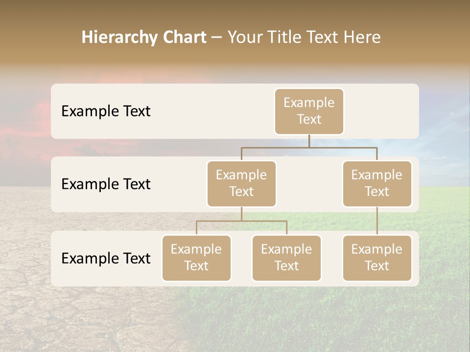 Cloudscape Concept Desertization PowerPoint Template
