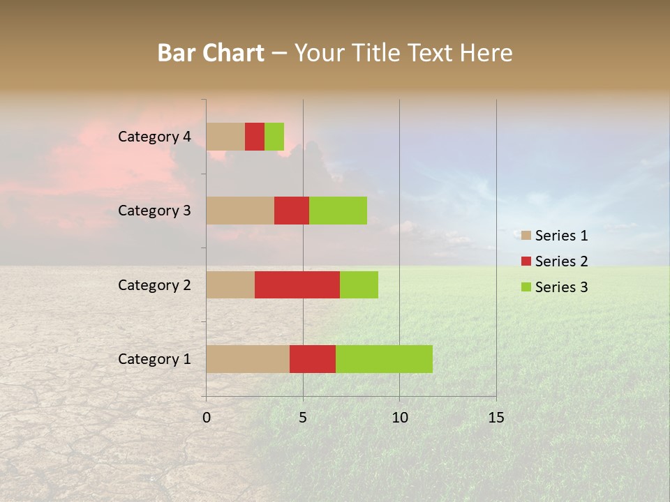 Cloudscape Concept Desertization PowerPoint Template