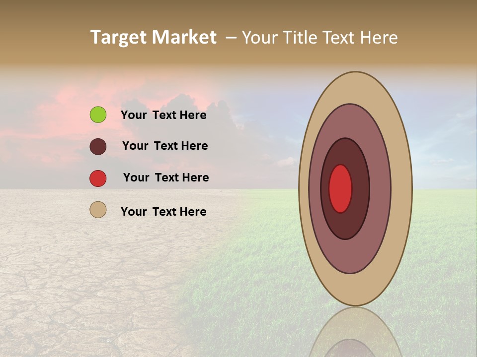 Cloudscape Concept Desertization PowerPoint Template