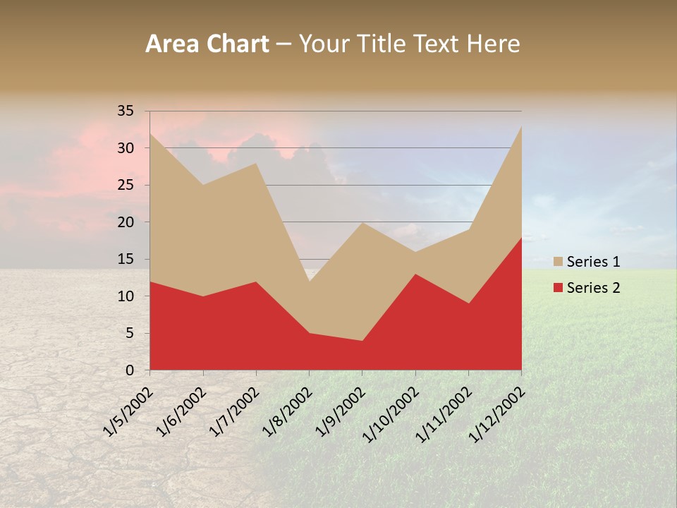 Cloudscape Concept Desertization PowerPoint Template