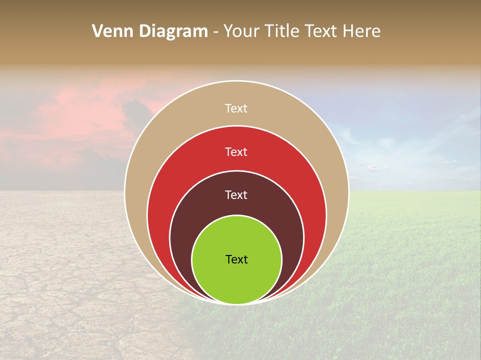 Cloudscape Concept Desertization PowerPoint Template