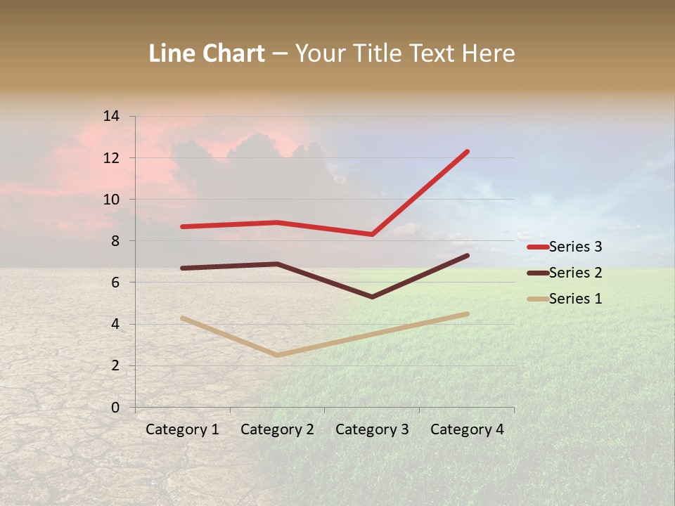 Cloudscape Concept Desertization PowerPoint Template
