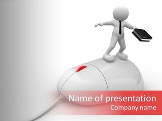 Internet Device Laptop PowerPoint Template