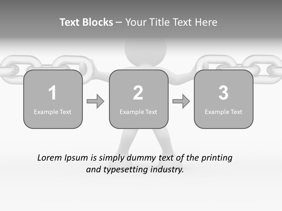 Success Holding Effort PowerPoint Template