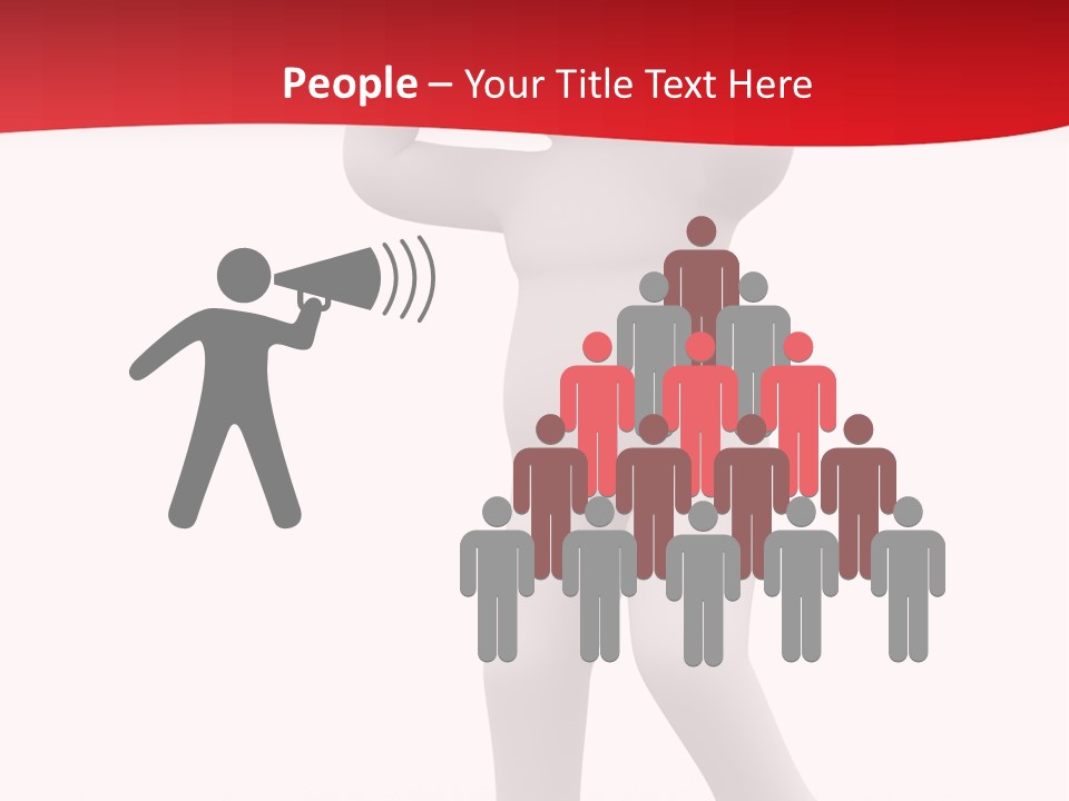 Idea Human White PowerPoint Template