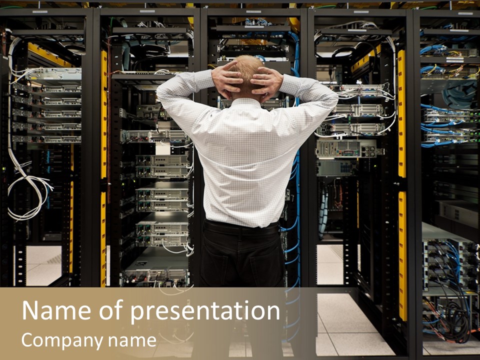 Availability Connection Disaster Recovery PowerPoint Template