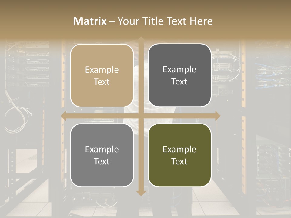 Availability Connection Disaster Recovery PowerPoint Template