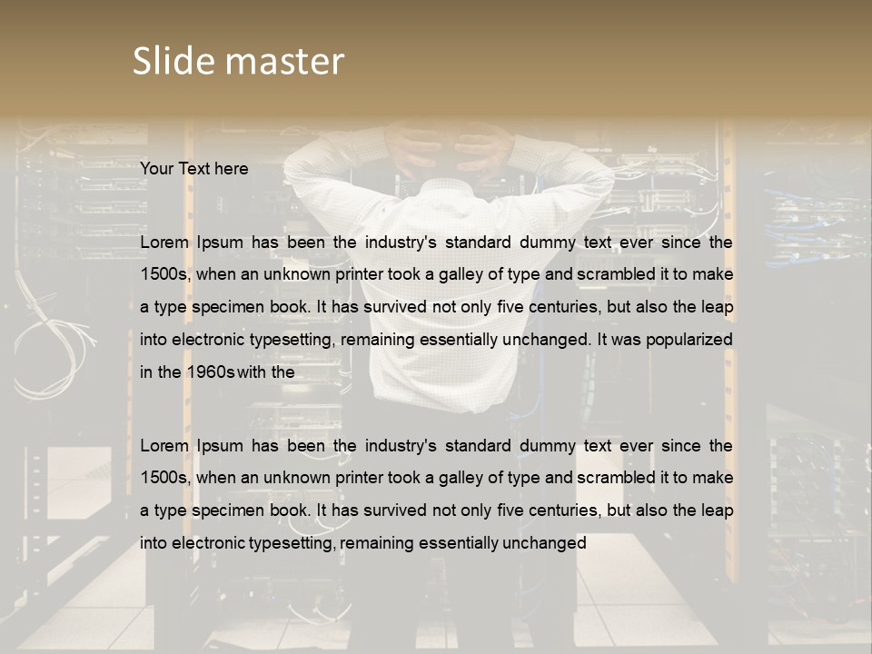 Availability Connection Disaster Recovery PowerPoint Template