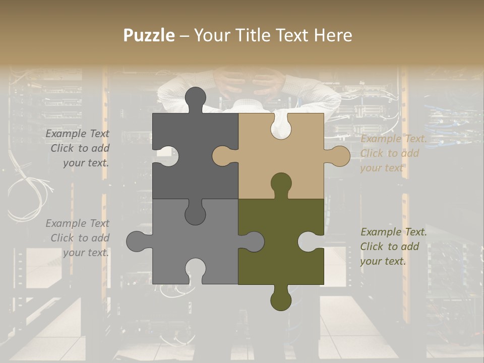 Availability Connection Disaster Recovery PowerPoint Template