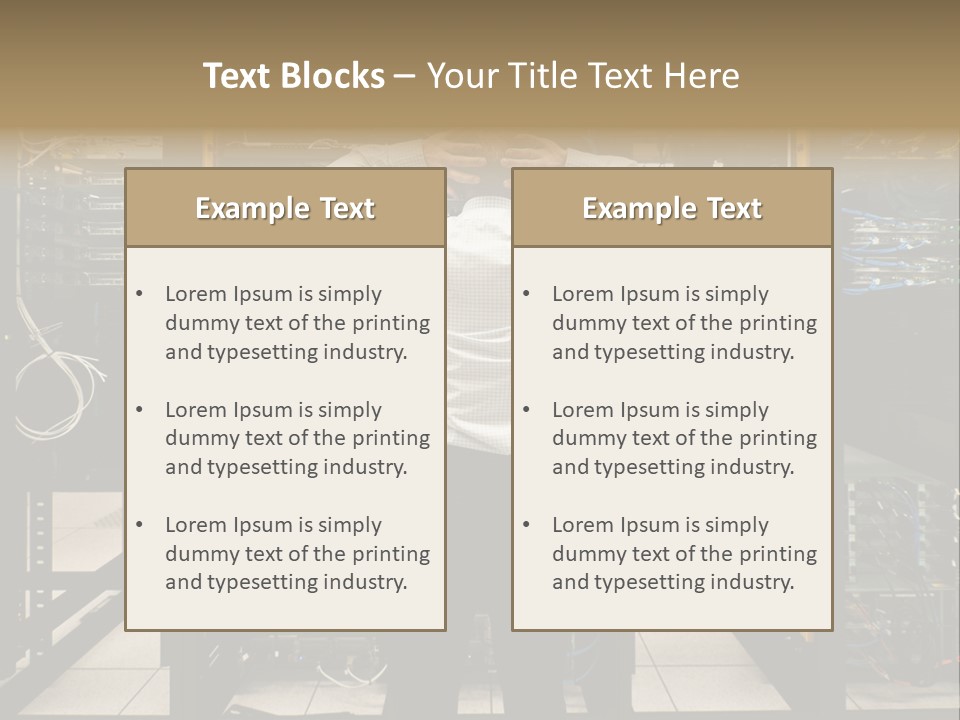 Availability Connection Disaster Recovery PowerPoint Template