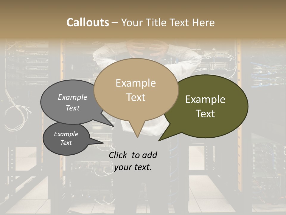 Availability Connection Disaster Recovery PowerPoint Template