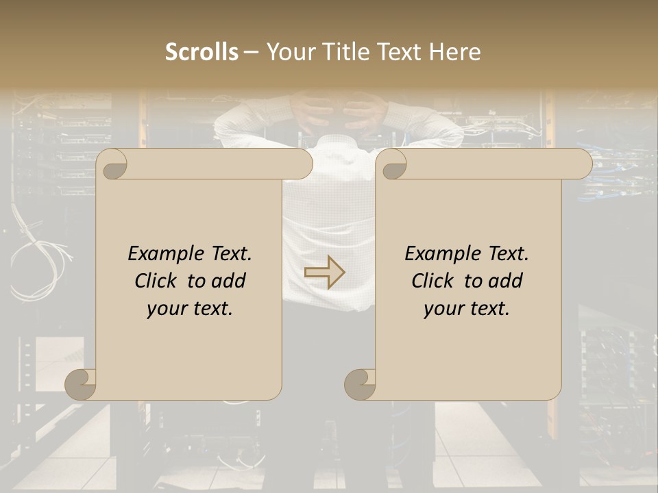 Availability Connection Disaster Recovery PowerPoint Template
