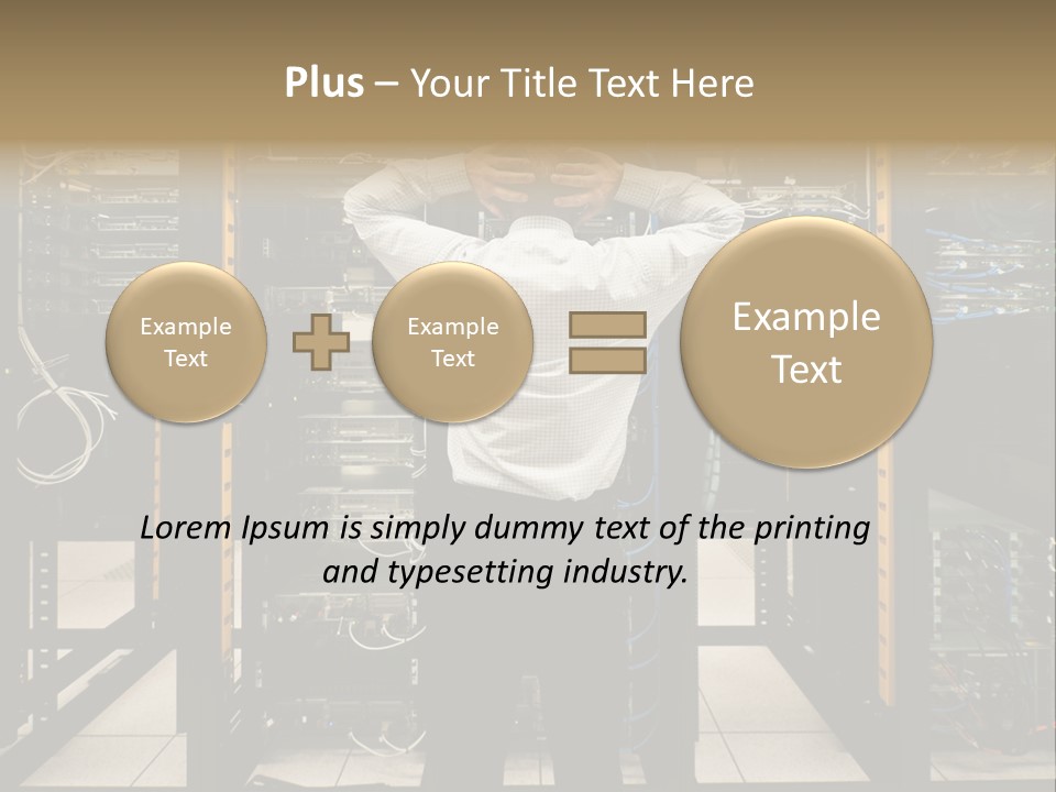 Availability Connection Disaster Recovery PowerPoint Template