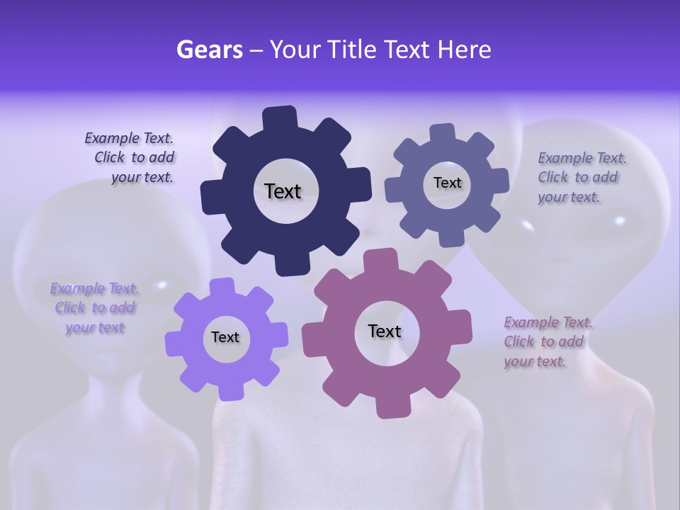 Invaders Fear Paranormal PowerPoint Template