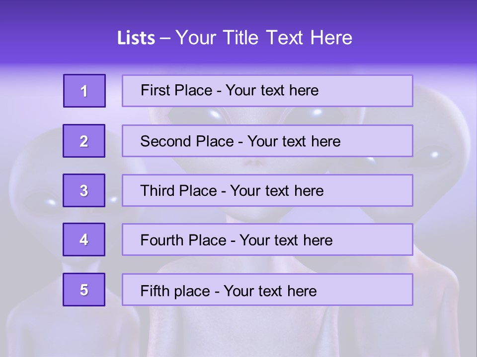Invaders Fear Paranormal PowerPoint Template