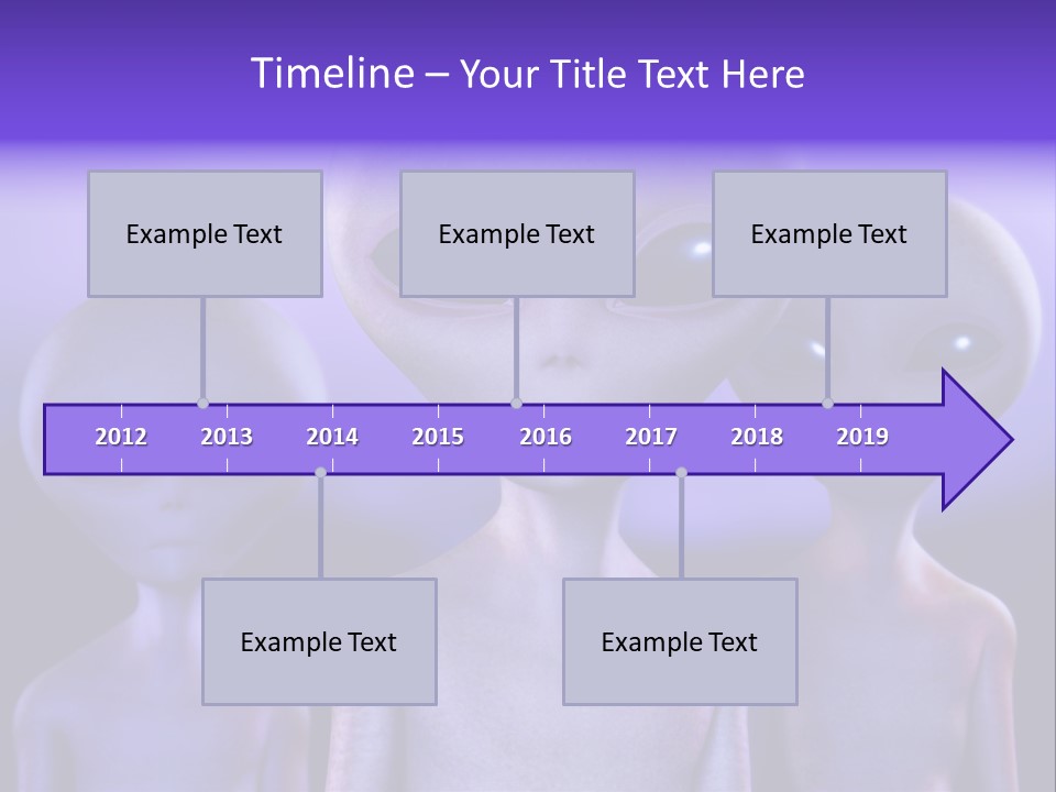Invaders Fear Paranormal PowerPoint Template