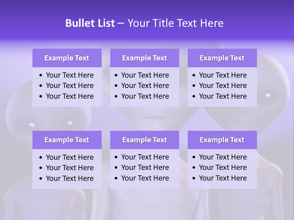 Invaders Fear Paranormal PowerPoint Template