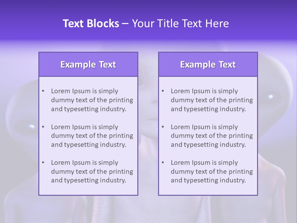 Invaders Fear Paranormal PowerPoint Template