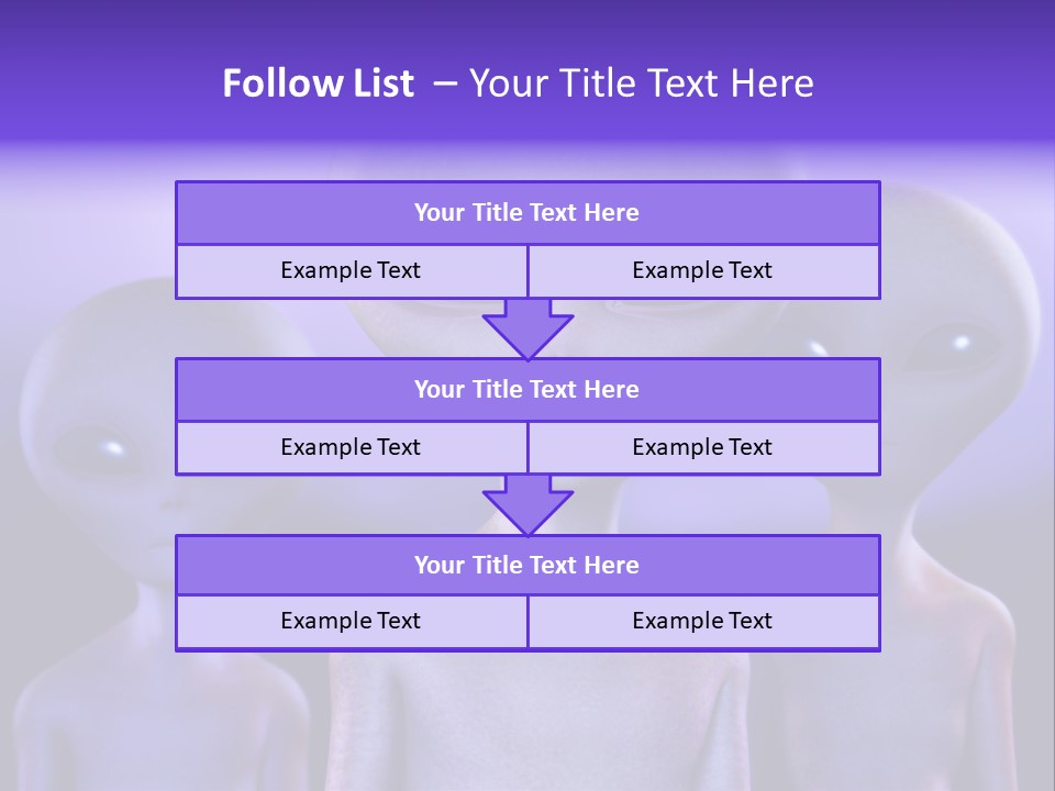 Invaders Fear Paranormal PowerPoint Template