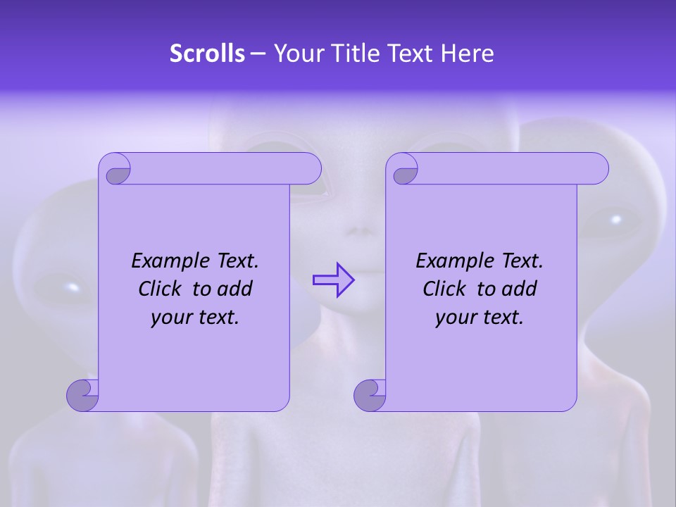 Invaders Fear Paranormal PowerPoint Template