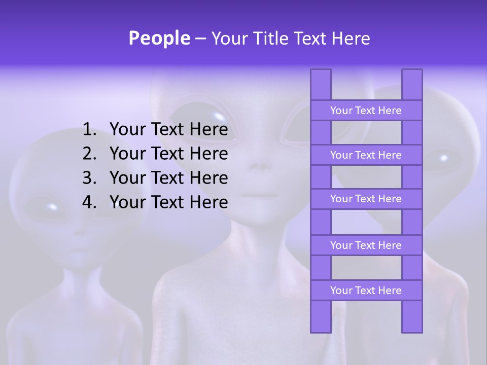 Invaders Fear Paranormal PowerPoint Template