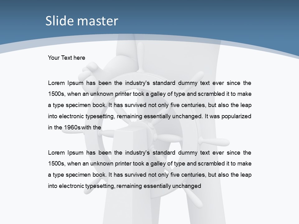 Business Master Obsolete PowerPoint Template