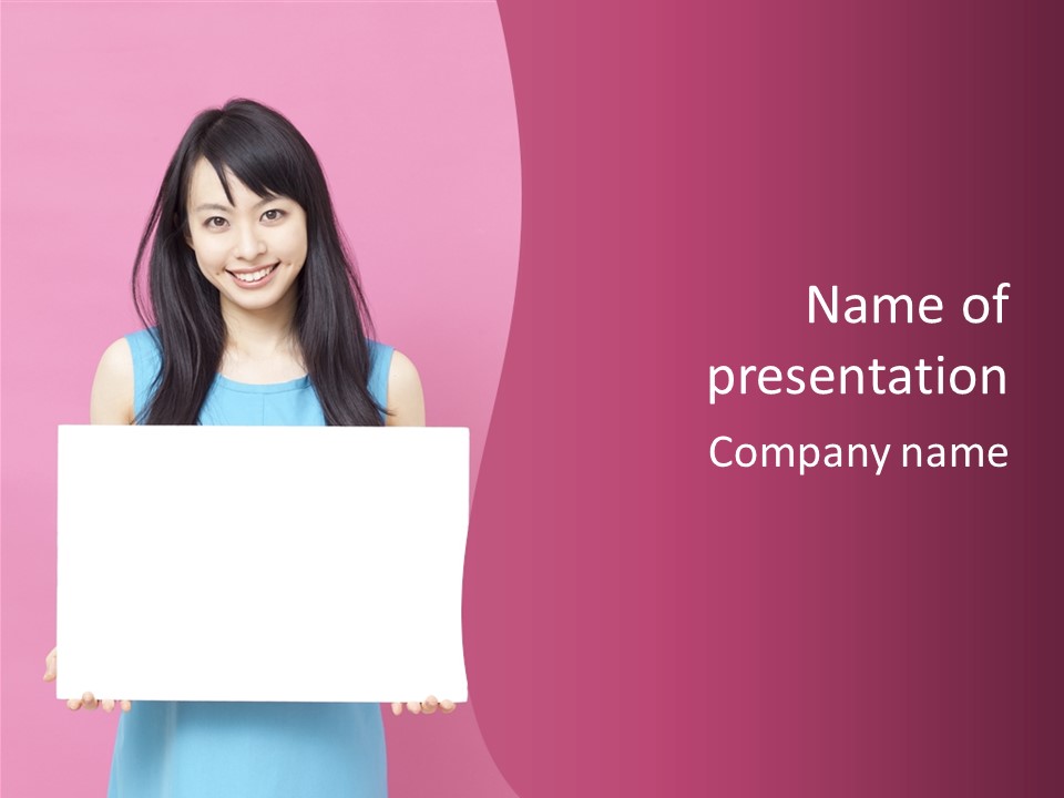 Leaning Board Funny PowerPoint Template