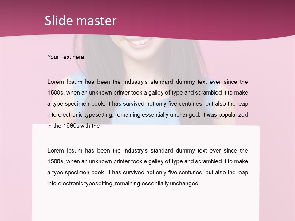 Leaning Board Funny PowerPoint Template
