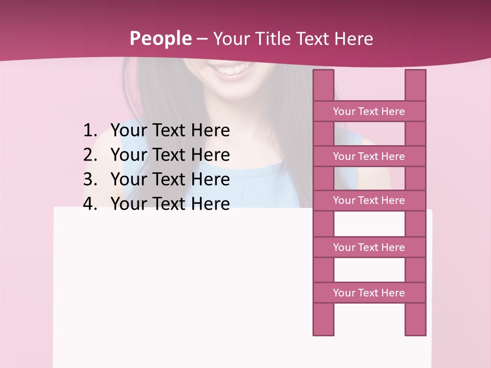 Leaning Board Funny PowerPoint Template