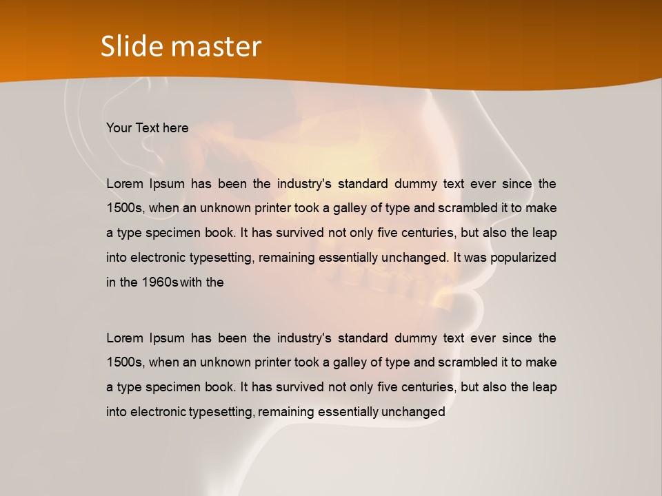 Dental Body Operation PowerPoint Template