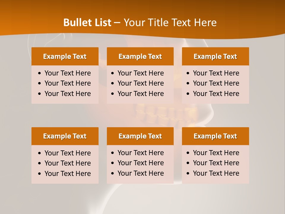 Dental Body Operation PowerPoint Template