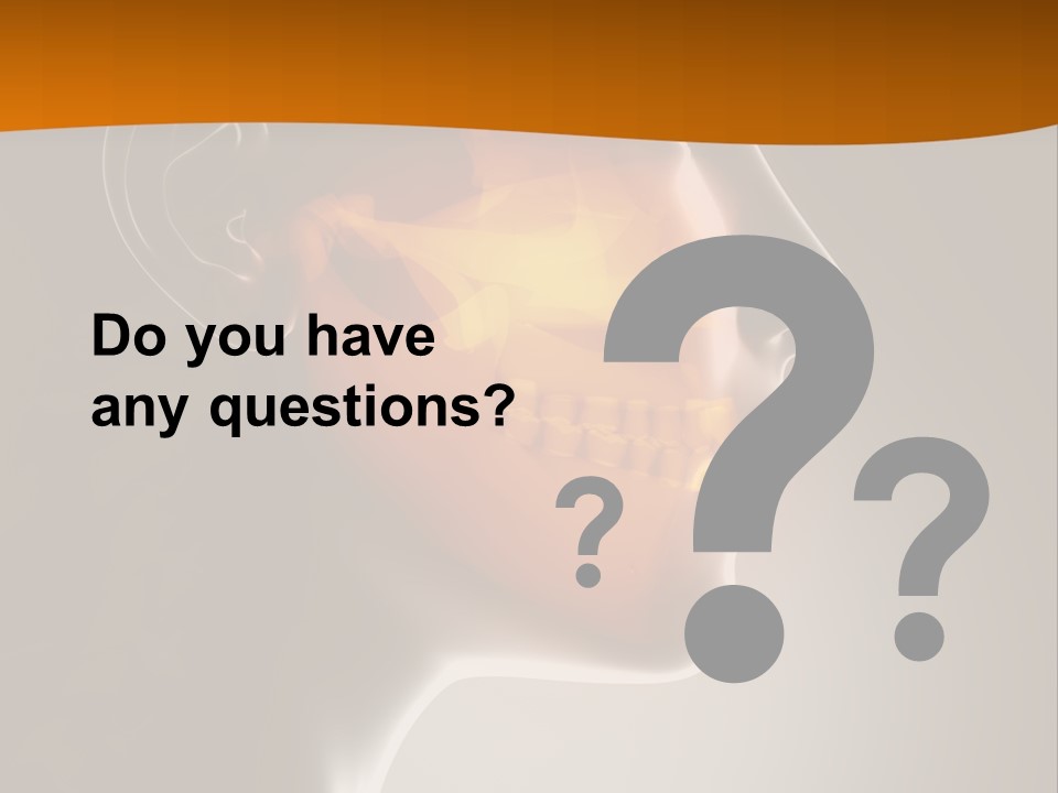 Dental Body Operation PowerPoint Template