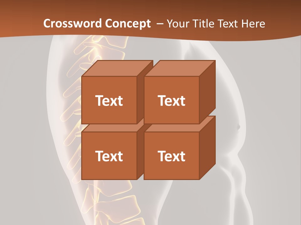 Hand Backbone Neck PowerPoint Template