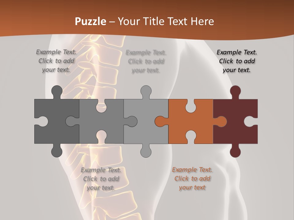 Hand Backbone Neck PowerPoint Template
