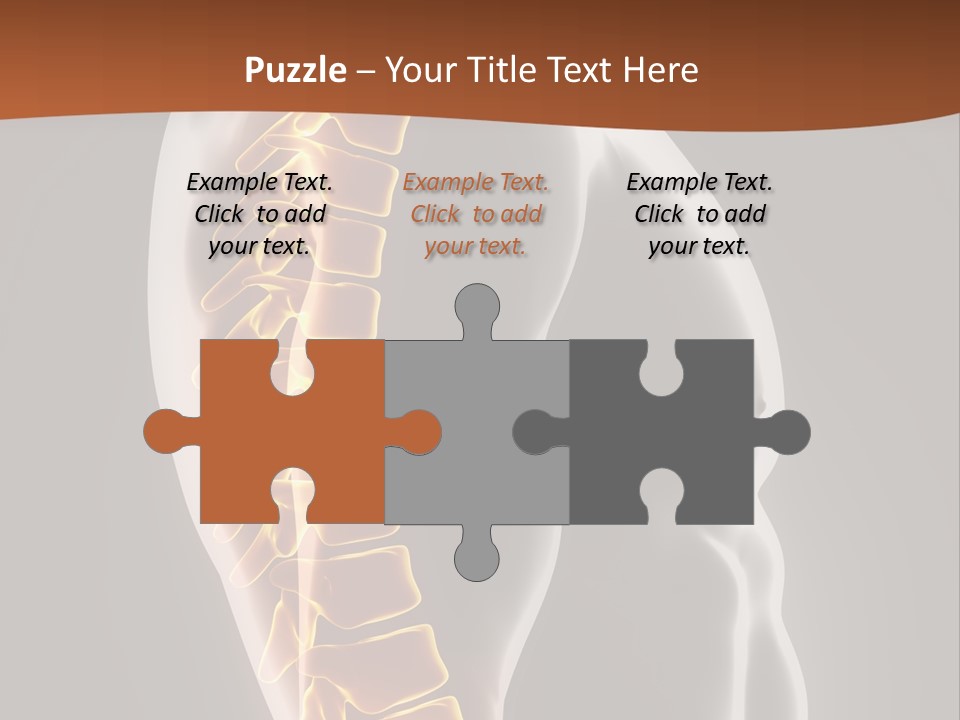 Hand Backbone Neck PowerPoint Template