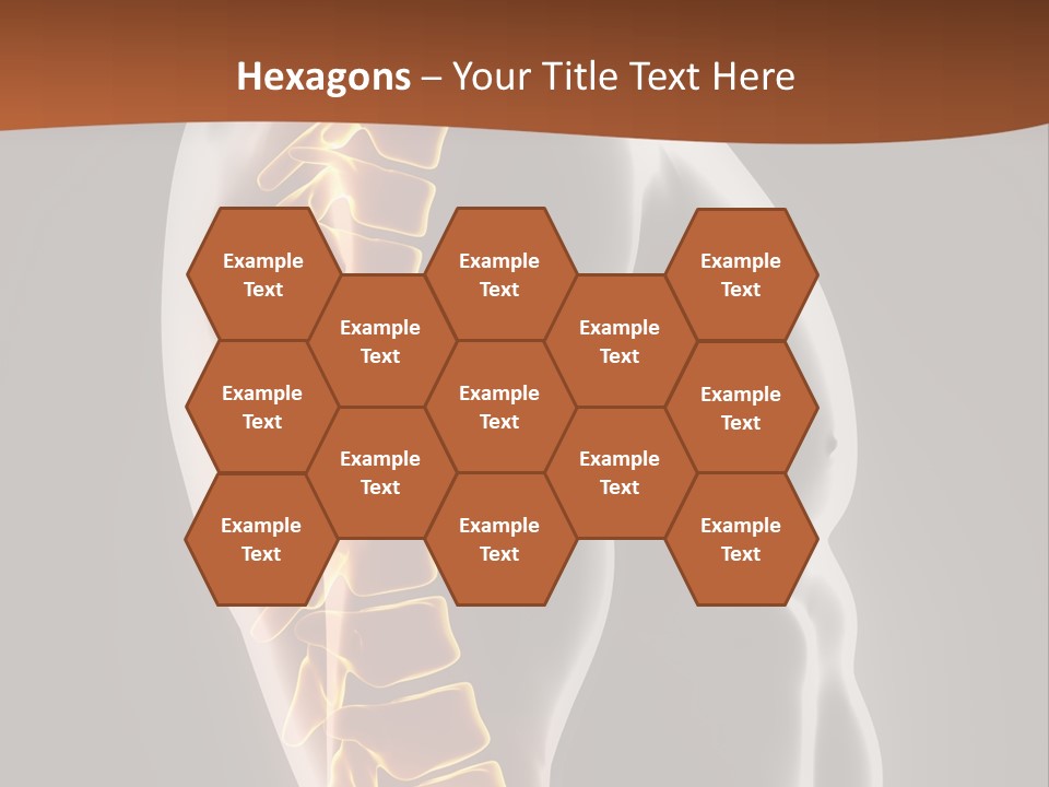 Hand Backbone Neck PowerPoint Template