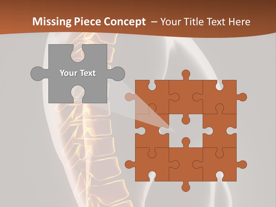 Hand Backbone Neck PowerPoint Template