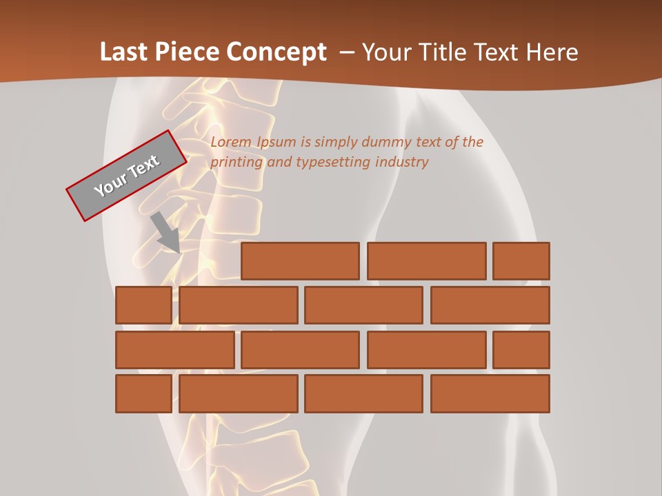 Hand Backbone Neck PowerPoint Template