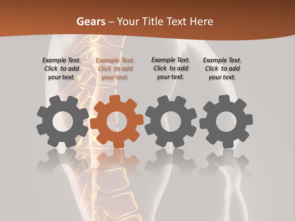 Hand Backbone Neck PowerPoint Template