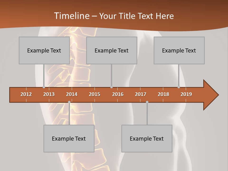 Hand Backbone Neck PowerPoint Template