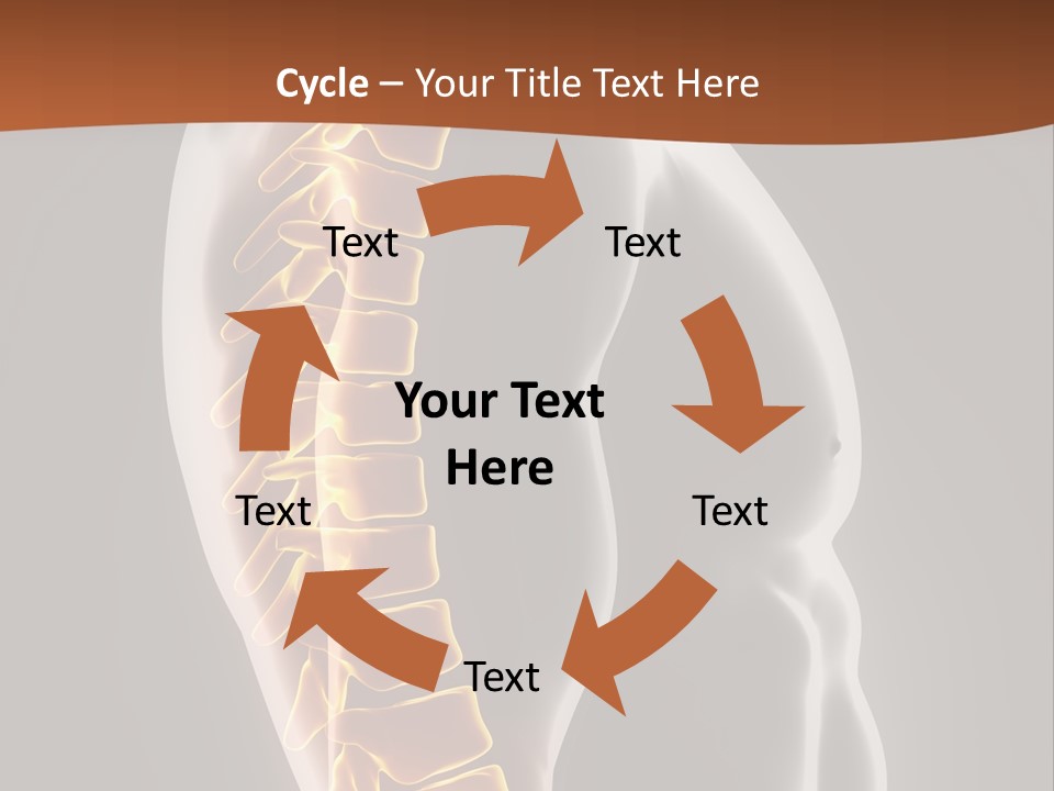 Hand Backbone Neck PowerPoint Template