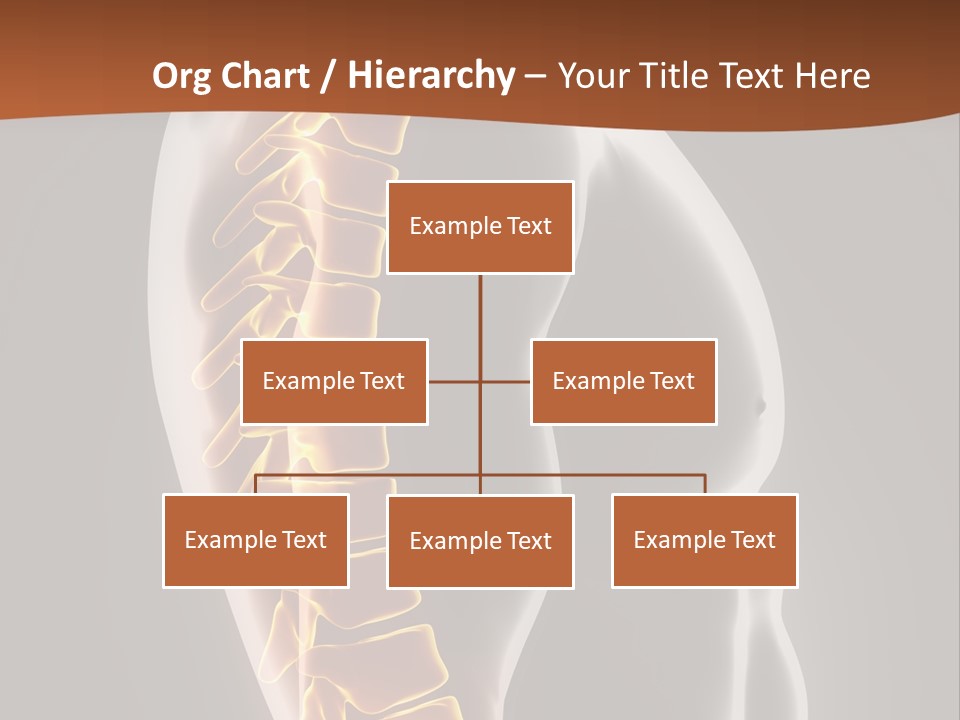 Hand Backbone Neck PowerPoint Template